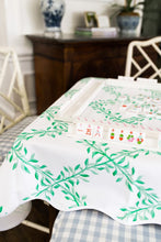 Load image into Gallery viewer, Scalloped Square Game Table Topper |  English Ivy
