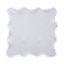 Load image into Gallery viewer, Linen Scalloped Square | Lavender
