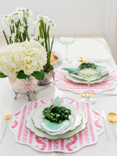 Load image into Gallery viewer, Round Scalloped Placemat | Boxwood Garden-Rose
