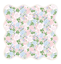 Load image into Gallery viewer, Square Scalloped Napkin | English Garden
